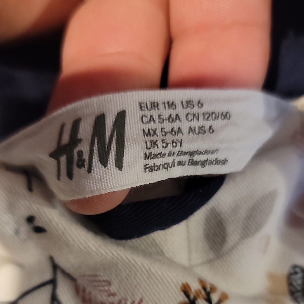 H&M Girls Navy Blue Zip Up Jacket, Medium Weight, Removable Hood, 4 Front Pocket - Picture 2 of 7